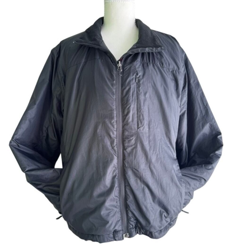 L.L.Bean PrimaLoft Insulated Jacket Womens XL Black Full Zip Lightweight Coat